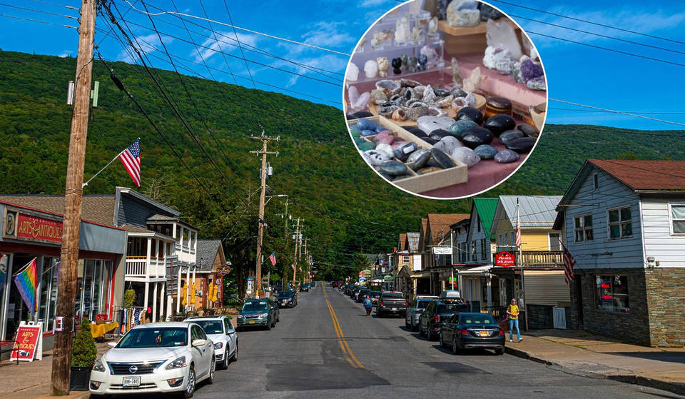 Dit stadje in de Catskills werd het &#8216;Woodstock van de wellnesswereld&#8217; genoemd &#8211; en het zit vol met kristalwinkels en aurareaders