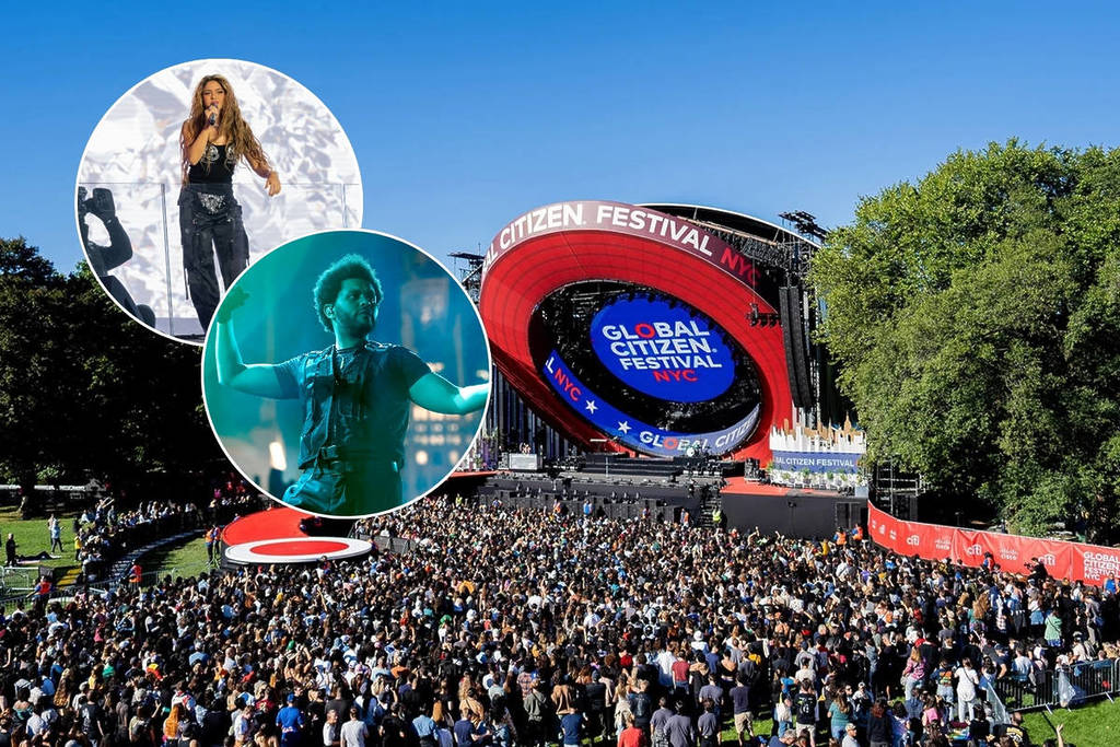 The Weeknd y Shakira ofrecerán un concierto gratuito en Central Park este otoño.