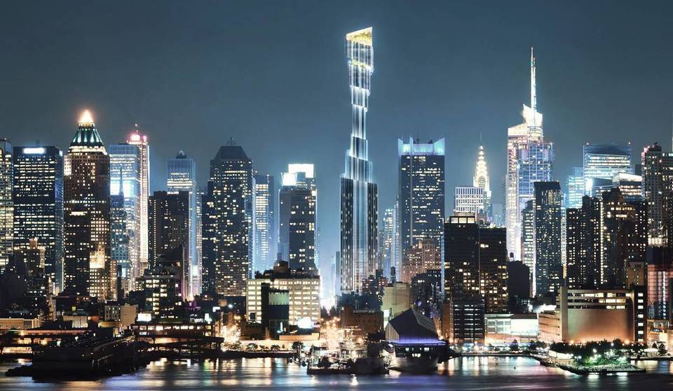 O novo arranha-céu superalto de Midtown permitirá que você faça uma queda livre de 300 pés no primeiro passeio de queda de NYC