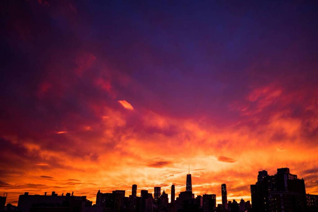 NYC Sonnenuntergang