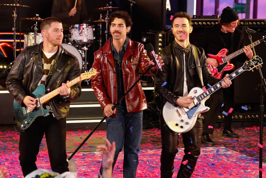 Los Jonas Brothers en el escenario