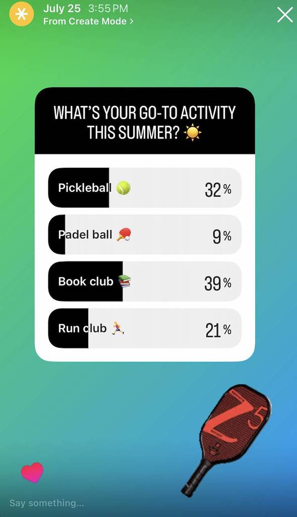 Secret NYC Instagram poll