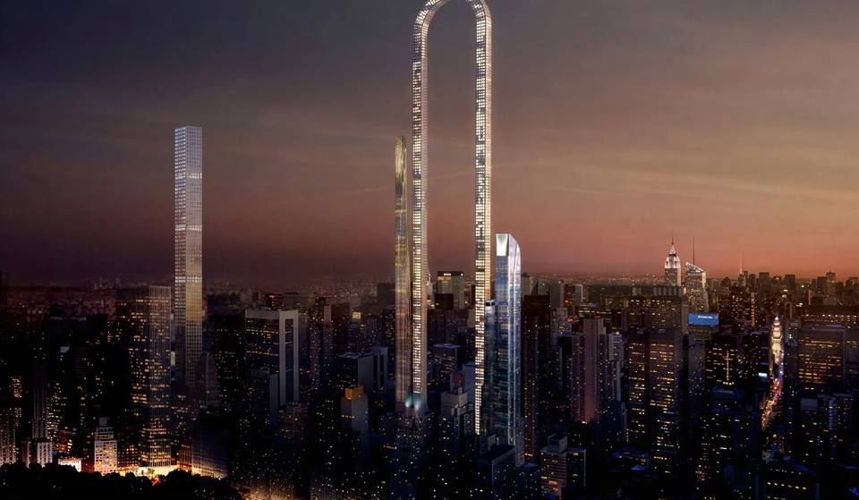 Este arranha-céu alucinante daria a volta em Manhattan como uma montanha-russa &#8211; e se tornaria o mais longo do mundo