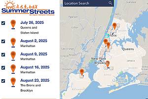 NYC Summer Streets 2025 map