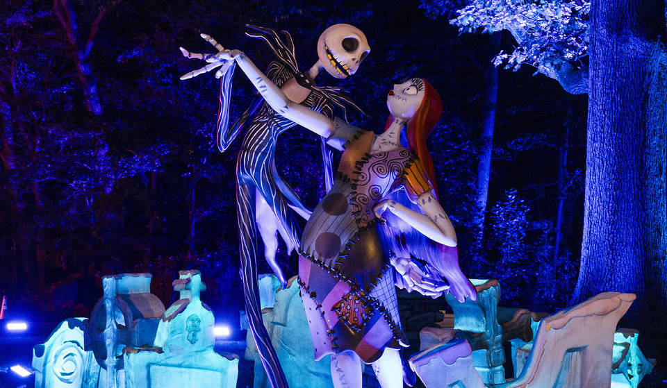 The Magical ‘Nightmare Before Christmas’ Light Trail Returns To The New York Botanical Garden