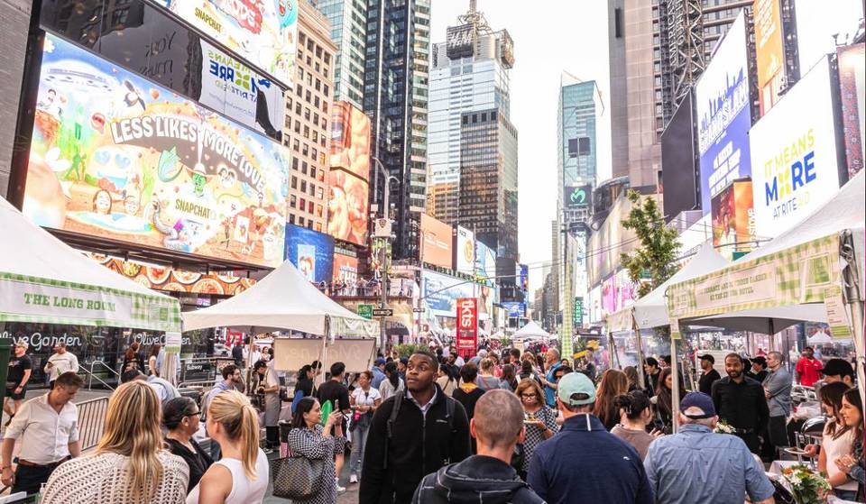A One-Night-Only Food Festival With Global Eats &#038; $10 Tastes Returns To Times Square This September