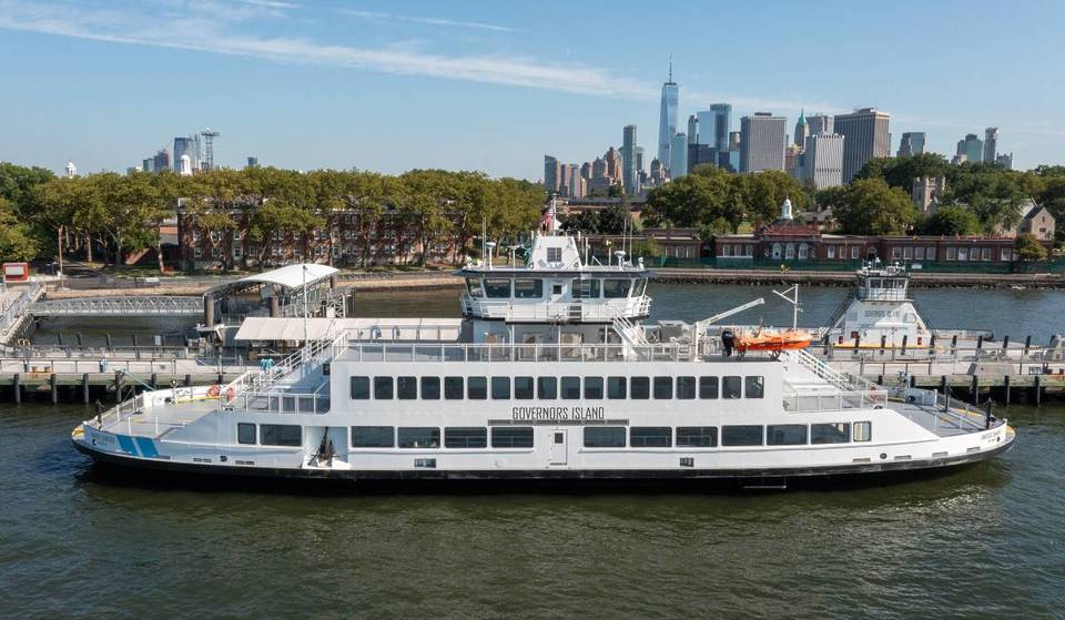 NY’s eerste hybride-elektrische veerboot vaart nu naar Governors Island – en is 66% sneller