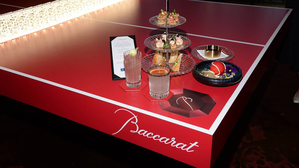 Baccarat Hotel New York Crystal Courtside culinary experience