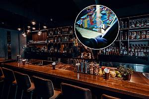 Bar and pinball machine