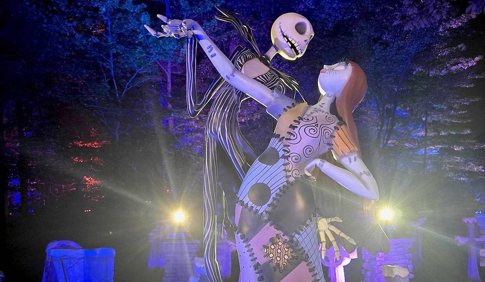 Il ne reste plus beaucoup de temps pour voir le sentier lumineux « Disney Tim Burton&rsquo;s The Nightmare Before Christmas » au Jardin botanique de New York