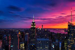 nyc sunset