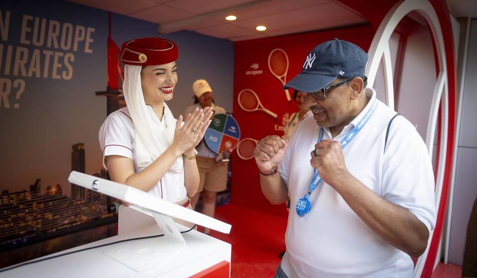 Podrías ganar un viaje gratis a Dubai sólo por pasarte por este stand en el US Open