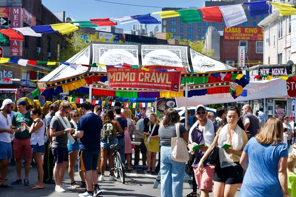 $1 Dumplings, Street Performances, & Block Party Vibes — Queens
