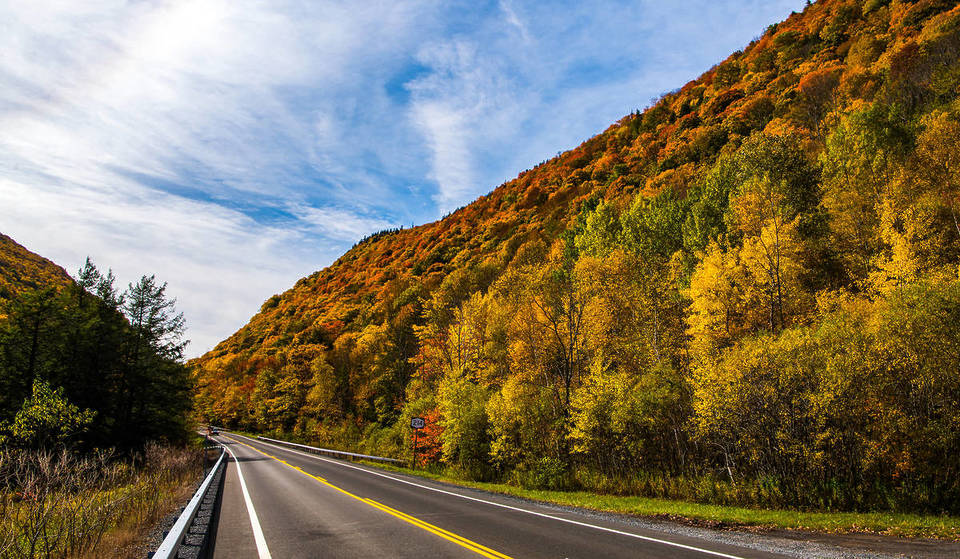 A scenic 70-mile upstate New York route with cliffside overlooks is one of America’s best fall foliage drives, two years in a row