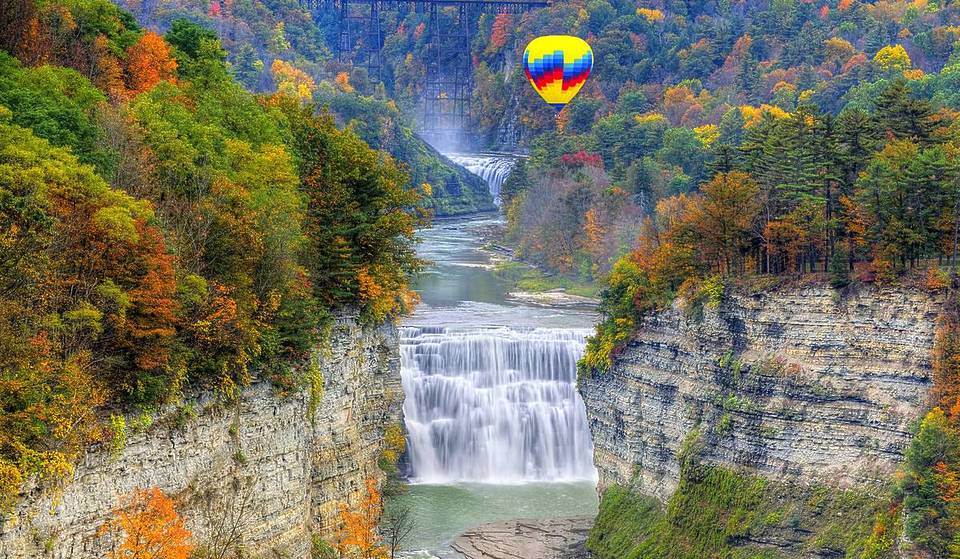 De &#8220;Grand Canyon van het Oosten&#8221; in Upstate NY is zojuist uitgeroepen tot een van de beste staatsparken om te wandelen