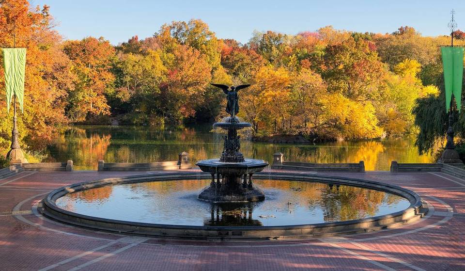De herfstfoliokaart van Central Park is live &#8211; en op één prachtige plek begint het al te schemeren