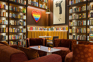 interior of Bibliotheque NYC
