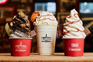 Katz’s Delicatessen and Kith Treats pastrami and latke ice cream
