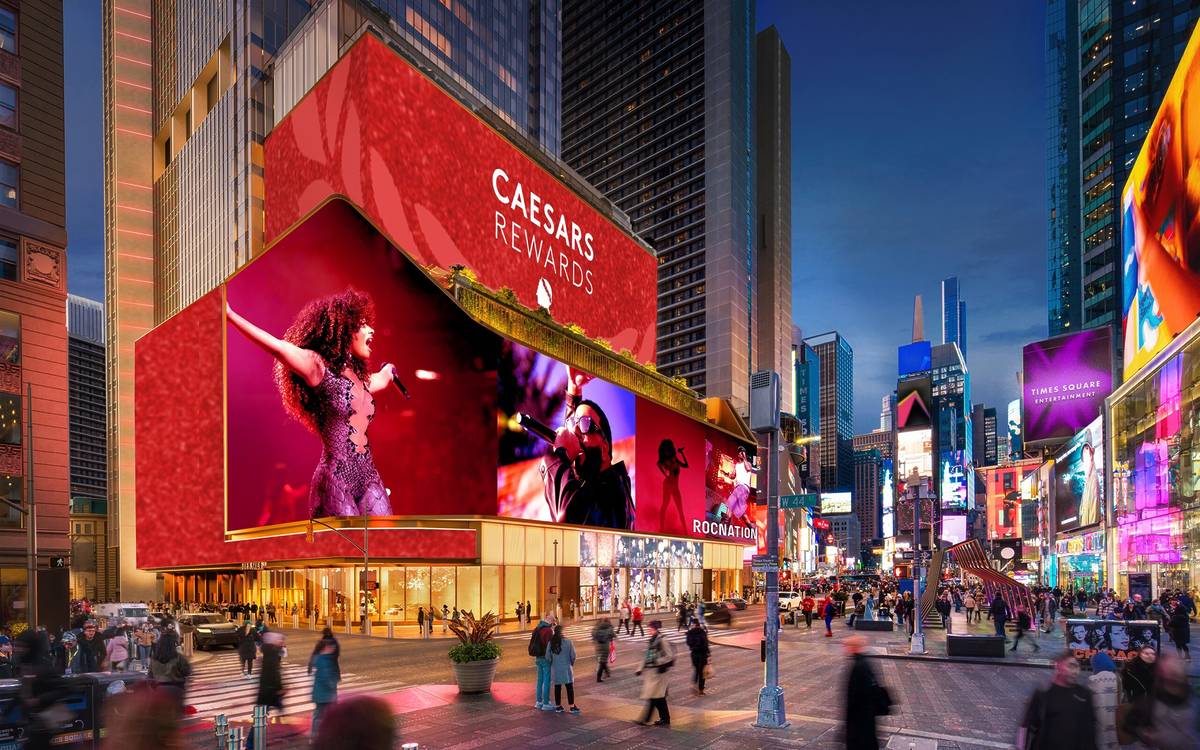 Caesars Palace Times Square renderings