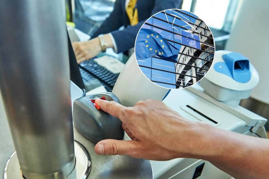 Biometrische Fingerabdrücke werden auf dem Flughafen und im EU-Parlament erfasst