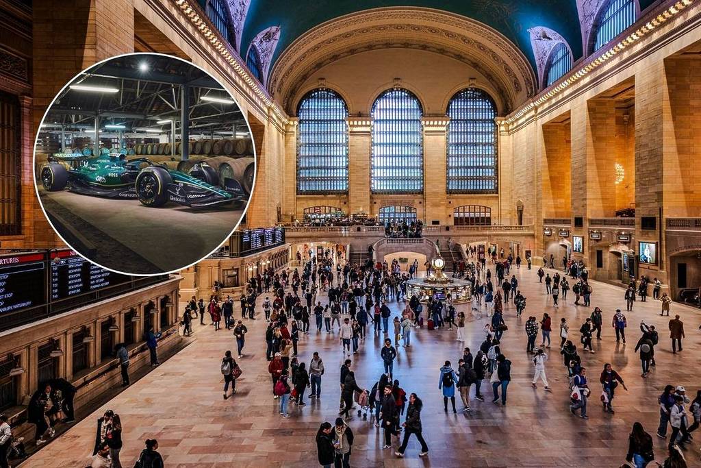 This Free Formula One Pop-Up Is Racing Into Grand Central Station With ...
