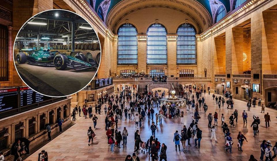 Deze gratis Formule 1 Pop-Up racet naar Grand Central Station met een raceauto op ware grootte, whisky en meer &#8211; maar niet voor lang