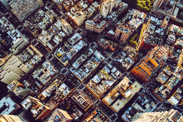 Aerial NYC shot