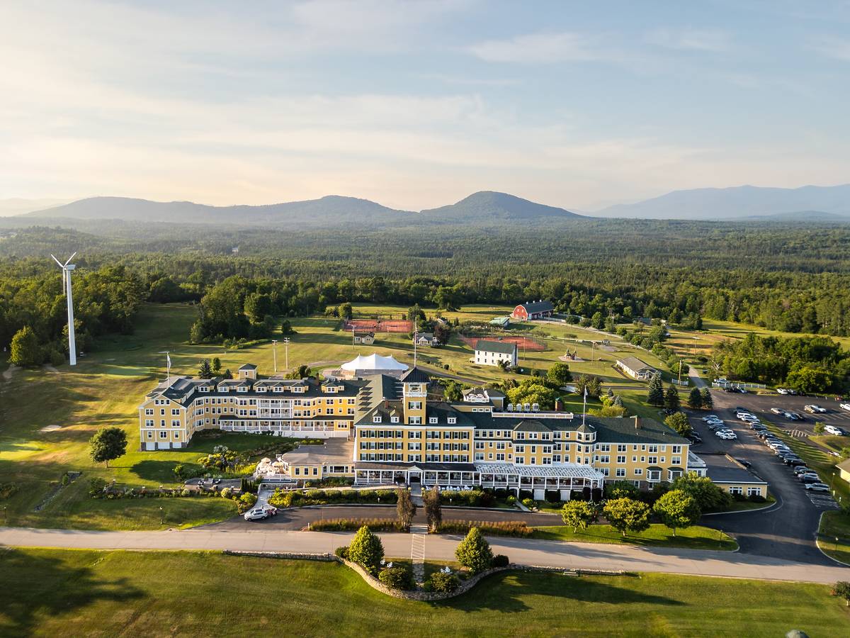 Aerial view of Mountain View Grand