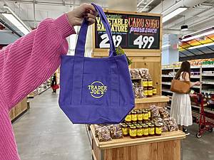 trader joe's halloween mini tote