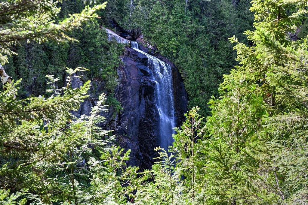 OK Slip Falls, een van de hoogste watervallen in de Adirondacks.