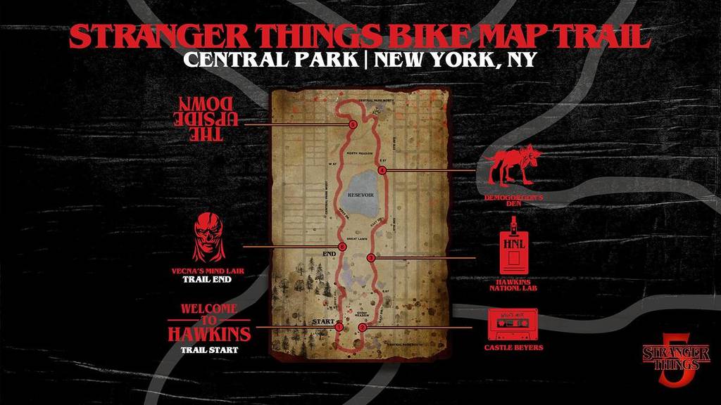 Stranger Things 5 Is Nearly Upon Us And You Can Go On A Self-Guided Bike Ride In NYC To Celebrate