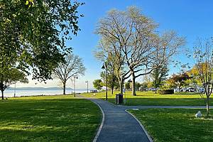 Dobbs Ferry waterfront park, New York
