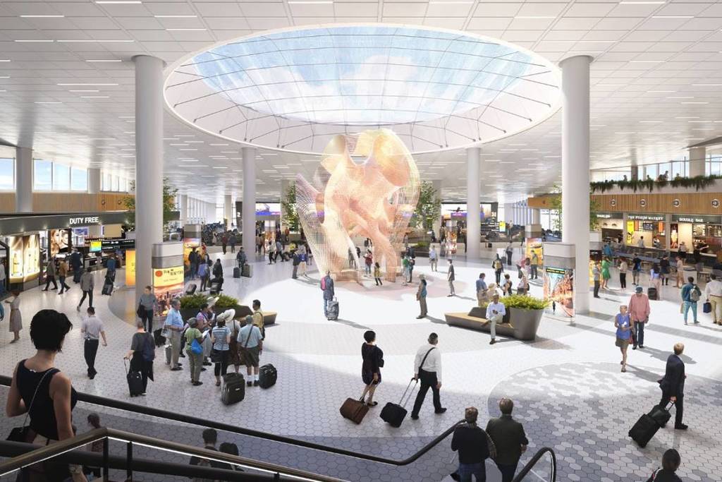 Representación de la Terminal 6 del aeropuerto JFK