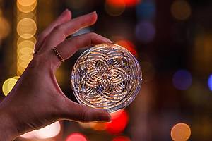 circular crystal on the ninth Times Square New Year's Eve Ball