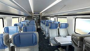 amtrak airo coach seating