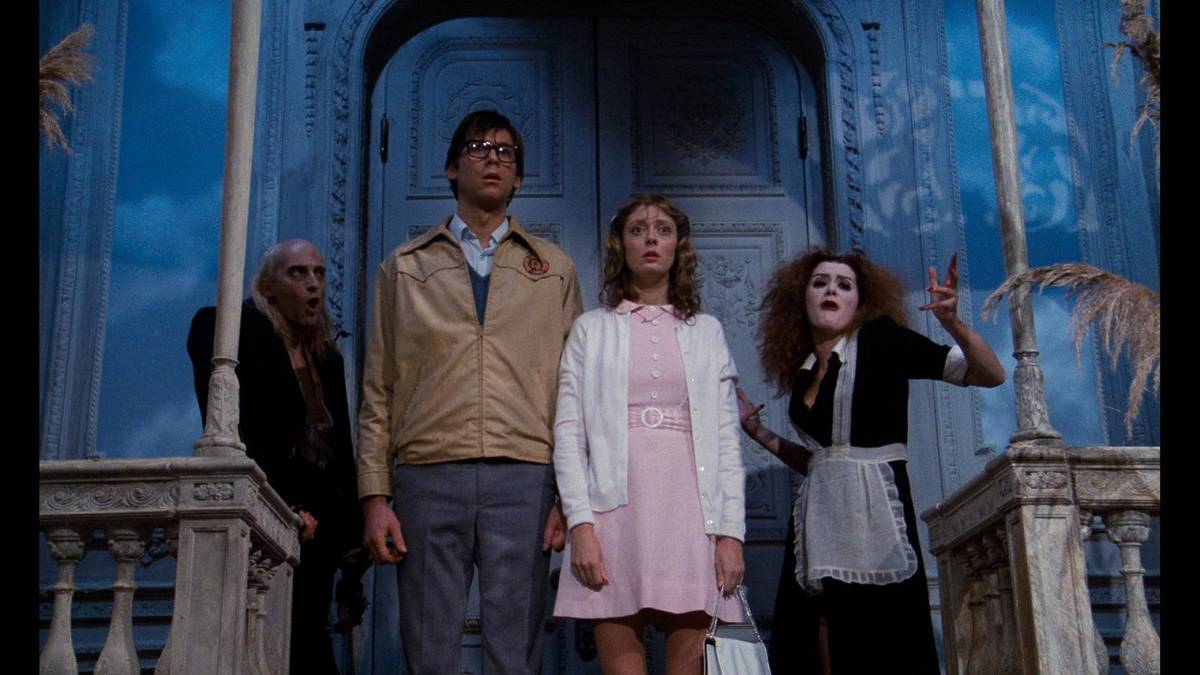 A still from the Rocky Horror Picture Show screening at NYC's Town Hall for Rocky Horror 50th Aniinversary