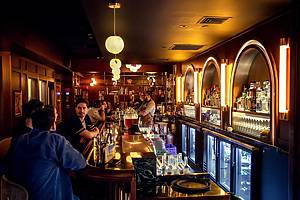 bar inside Metro Cinema
