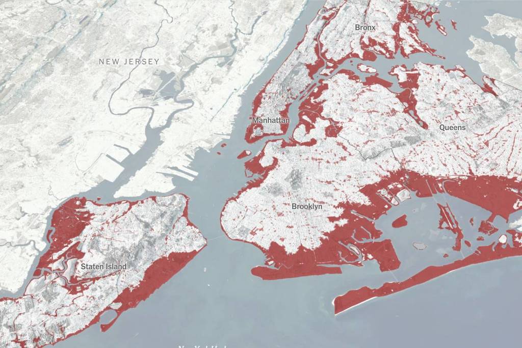 Interaktives Feature von @jsurico vom @centerforanurbanfuture und Nick Underwood in der @nytimes, das New York Citys beste Chance auf Hochwasserschutz erforscht.