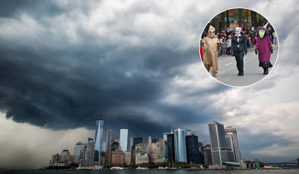 Halloween a NYC con il vento di tramontana: Pioggia intensa e venti a 50 miglia orarie potrebbero compromettere i piani di dolcetto o scherzetto di questa settimana