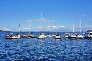 WESTPORT, NY -22 AUGUST 2015- The small town of Westport is on the shore of Lake Champlain in New York State, south of Plattsburgh and north of Albany, inside the Adirondack Park.