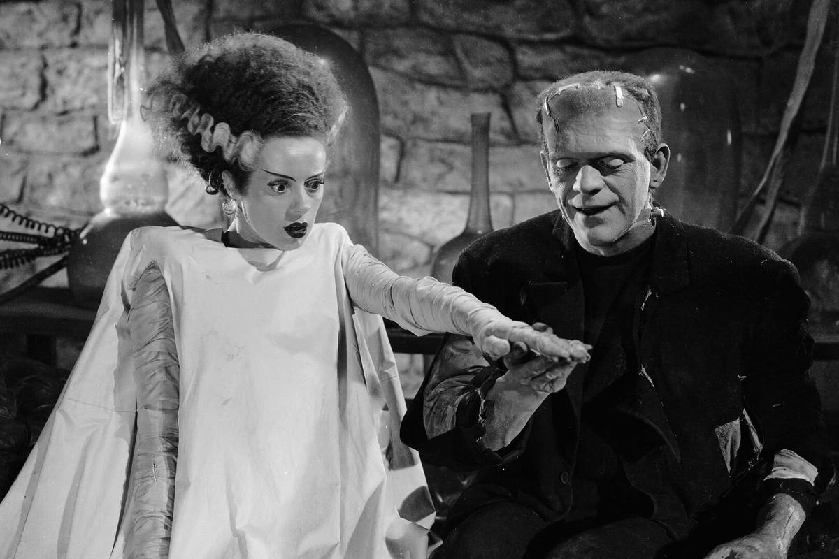 Classic still from James Whale’s 1935 film “Bride of Frankenstein,” featured in the Paris Theater’s Guillermo del Toro movie screenings in NYC.