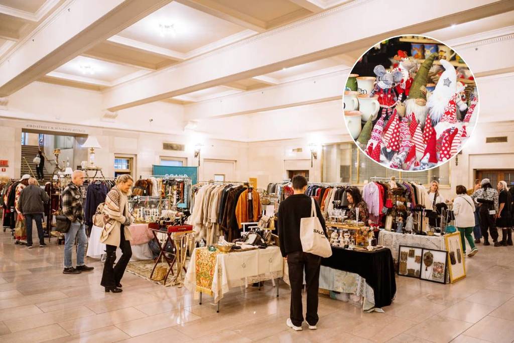 Bazar navideño en Grand Central