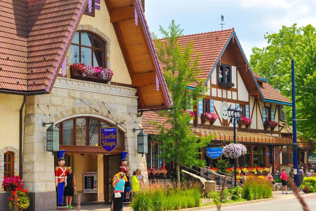 Frankenmuth, Michigan - Il Bavarian Inn, uno dei principali ristoranti e attrazioni di questa cittadina del Michigan, da decenni porta folle di visitatori ad assaggiare la cultura tedesca...