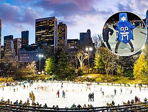 Chanukah On Ice Returns To Wollman Rink This December — With Upbeat Tunes, Kosher Treats, And A Giant Ice Menorah