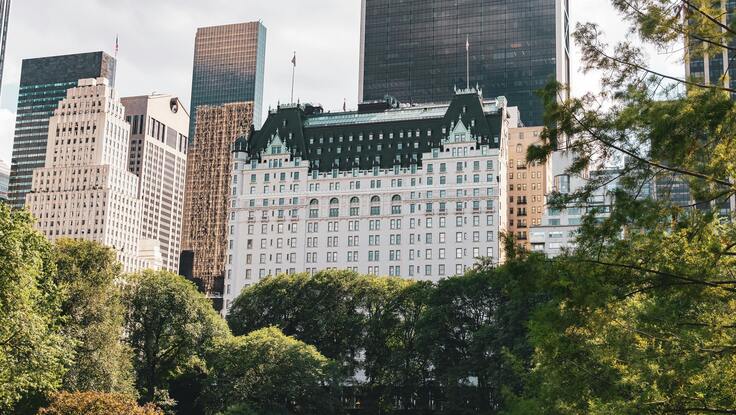 Esterno del Plaza Hotel di Manhattan, una delle famose location di Home Alone 2 a New York.