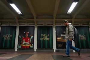 Bath & Body Works subway campaign