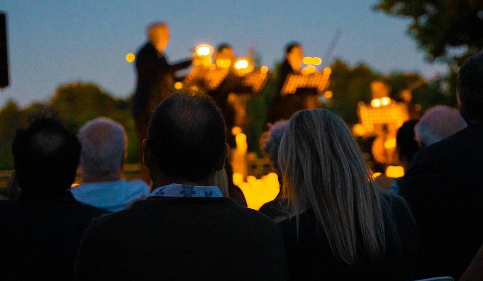 Thousands Of Flickering Candles Light Up This Serene Poolside Concert At QC Spa New York This Winter