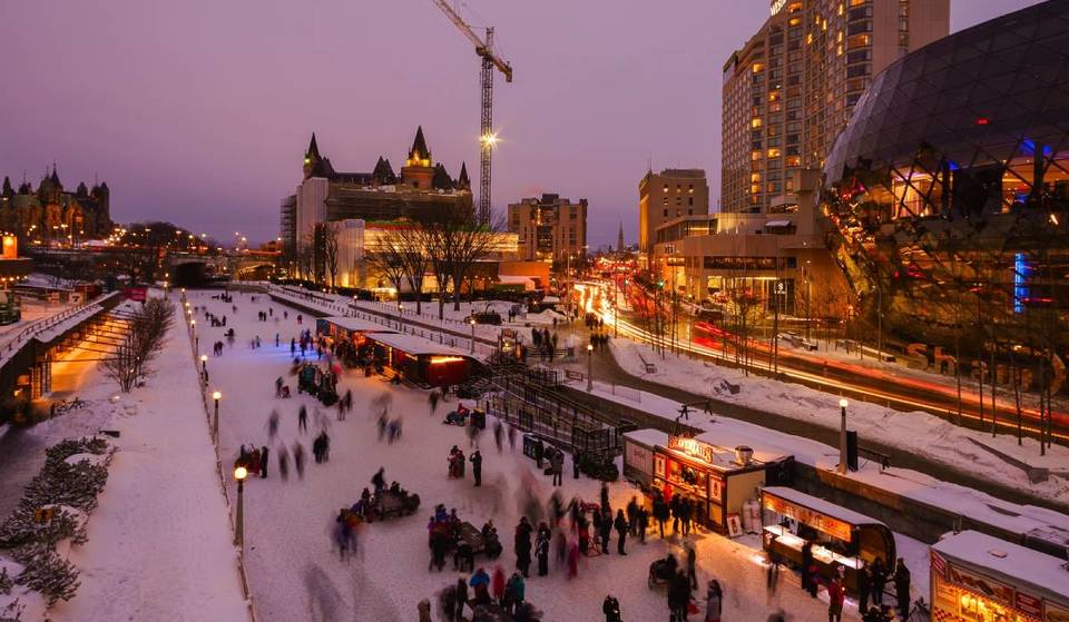 The World’s Largest Outdoor Ice Skating Rink Is Less Than A 2-Hour Trip From NYC — A 4.8-Mile Canal With Snack Stands Along The Way