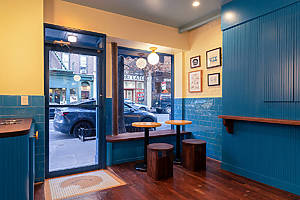 interior of Moonrise Bagels