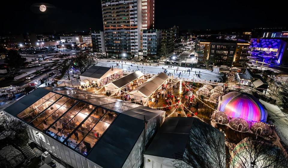 This Magical Upstate New York ‘Christmas Village’ Has Free Ice Skating, Cozy Igloos, Bars, And One Of The Best Holiday Markets In The U.S.